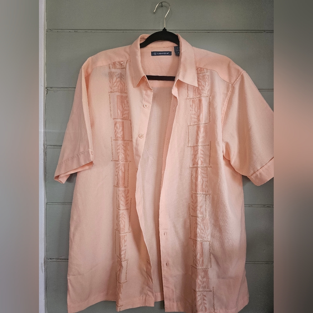 Peach Men's Shirt